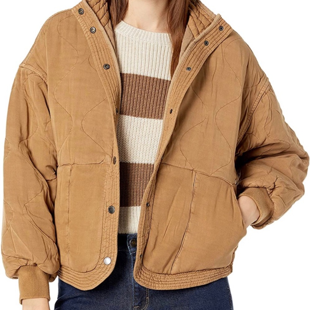 BlankNYC Drop Shoulder Quilted Jacket Size M